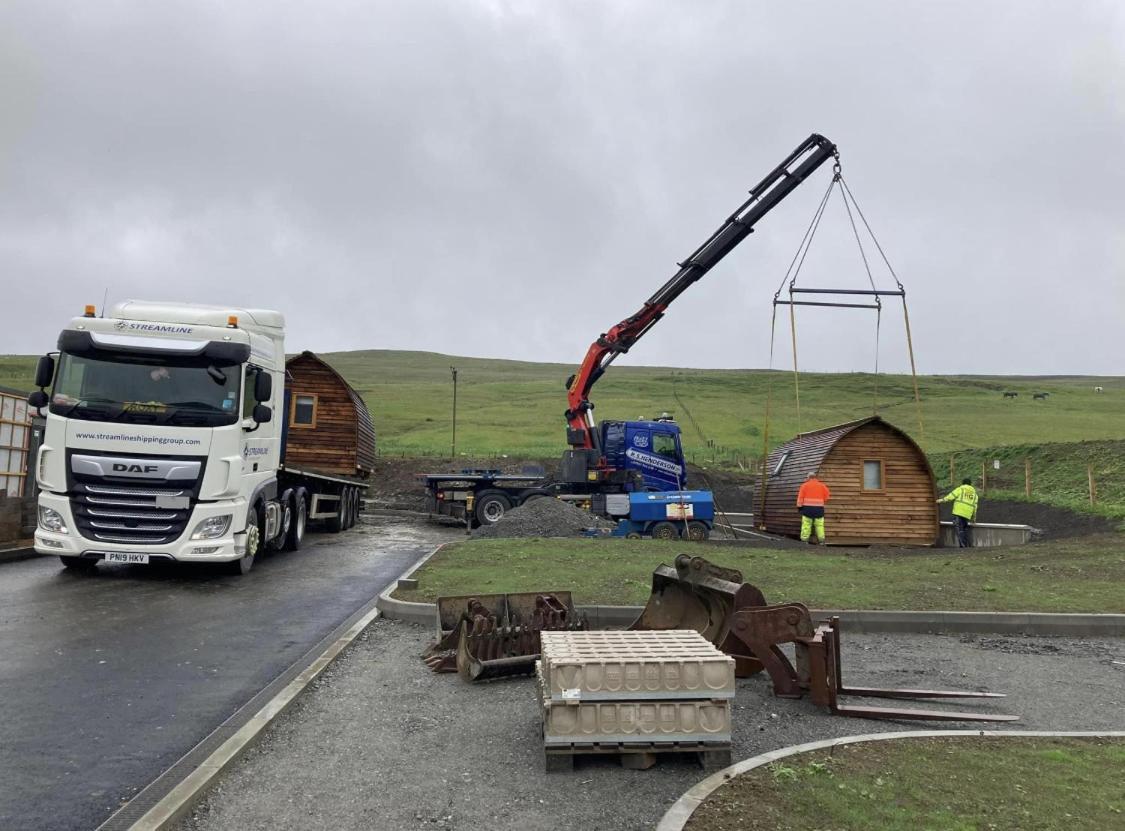 Scalloway Caravan Park ภายนอก รูปภาพ